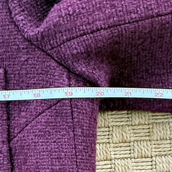 BA&SH Meredith Structured Jacket in Burgundy, M - Picture 8 of 10